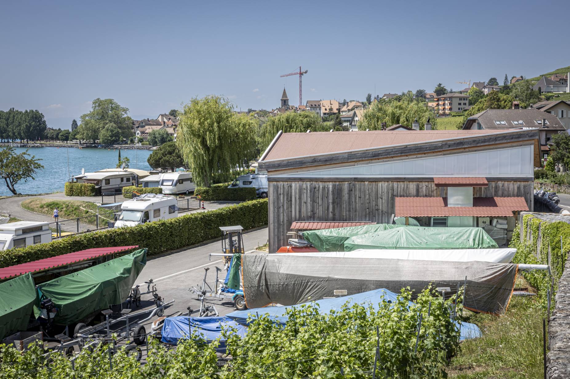 Ansicht Ost. Foto: Elia Schneider, 2023