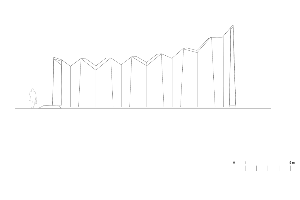 Ansicht Nord. Zeichnung: Localarchitecture, 2008