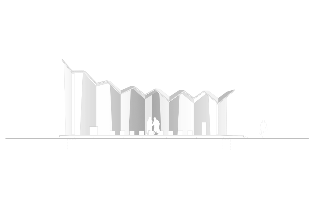 Schnitt. Zeichnung: Localarchitecture, 2008