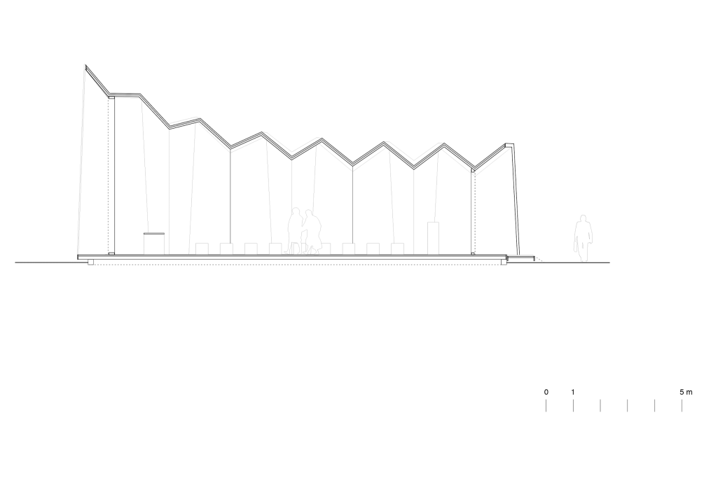 Längsschnitt. Zeichnung: Localarchitecture, 2008