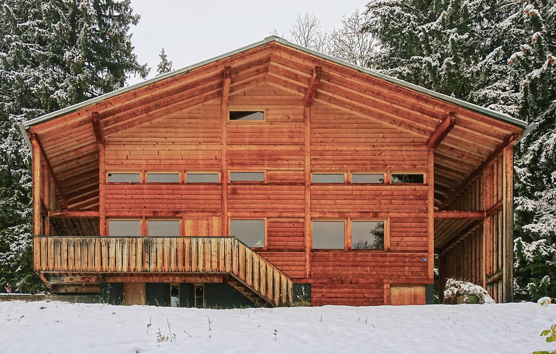 Ansicht Südwest. Foto: Diego Herrada, 2023