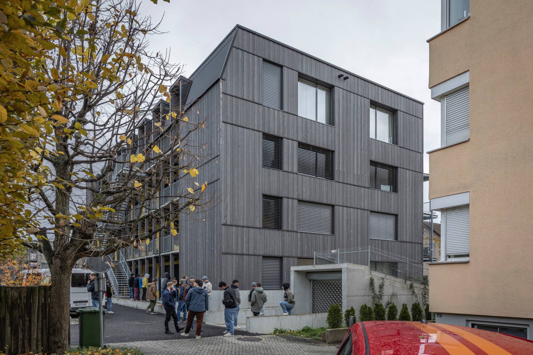 Ansicht West. Foto: Elia Schneider, 2023