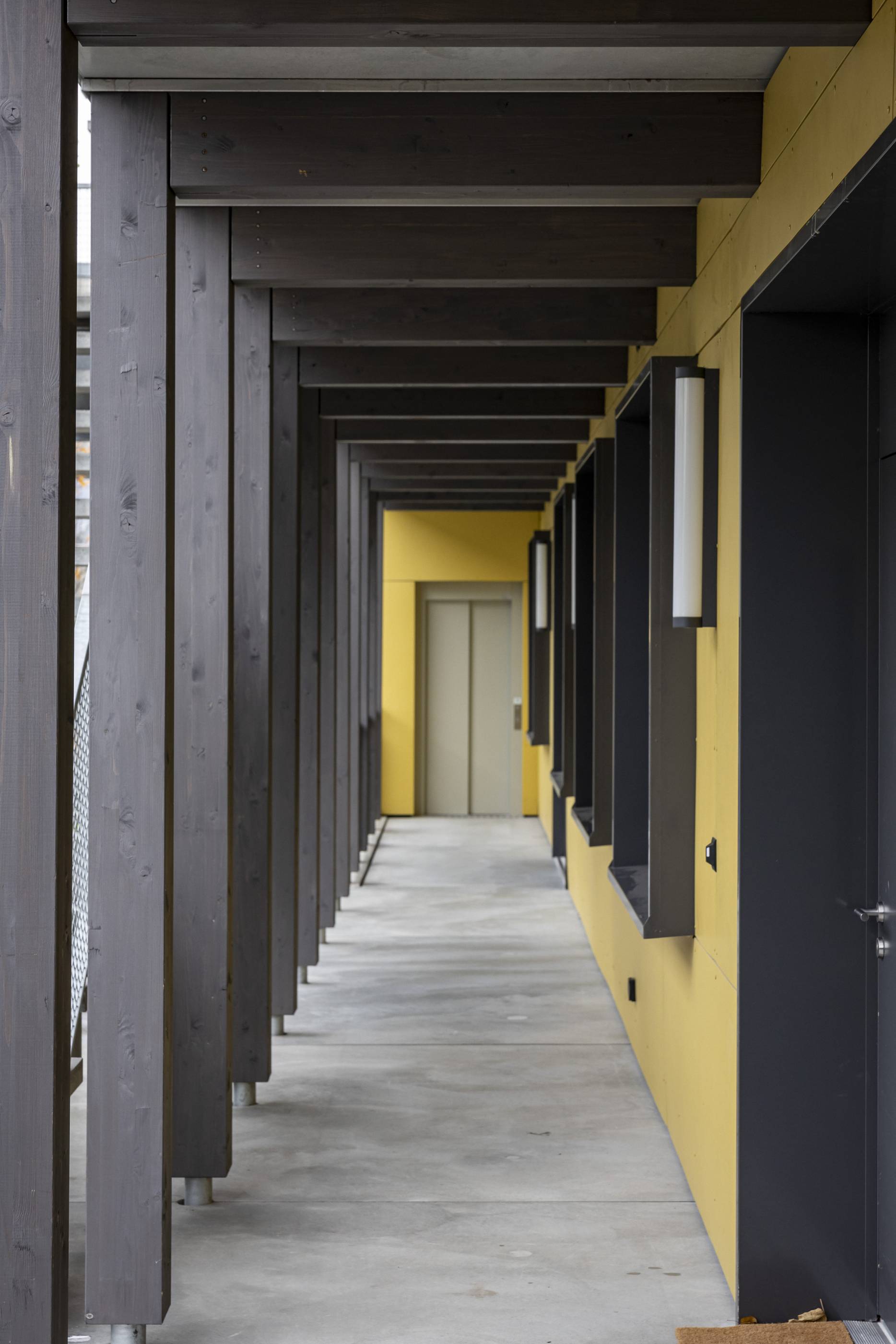 Detail Laubengang. Foto: Elia Schneider, 2023