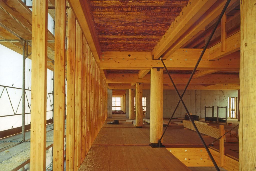 Aufrichte. Foto: Chabloz & Partenaires SA, 1997