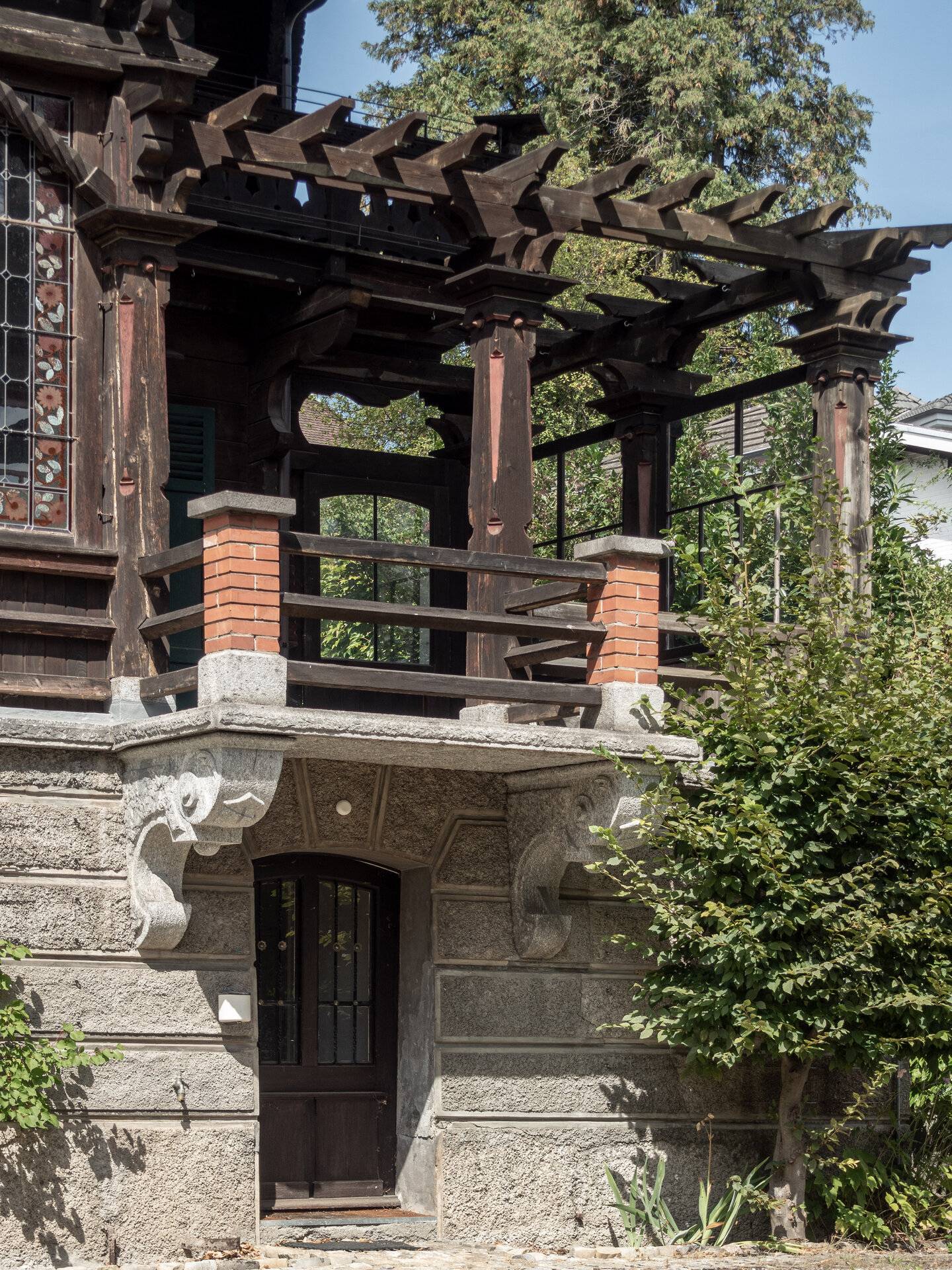 Detail Veranda. Foto: Elia Schneider, 2022