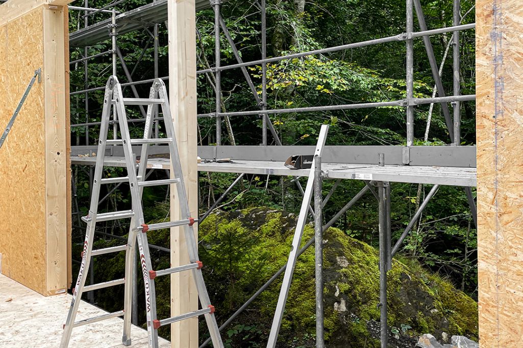 Baustelle. Foto: Hildebrand, 2021