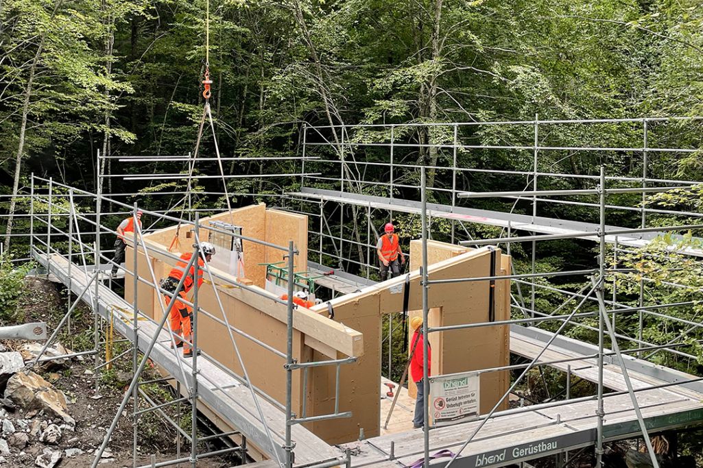 Baustelle. Foto: Hildebrand, 2021