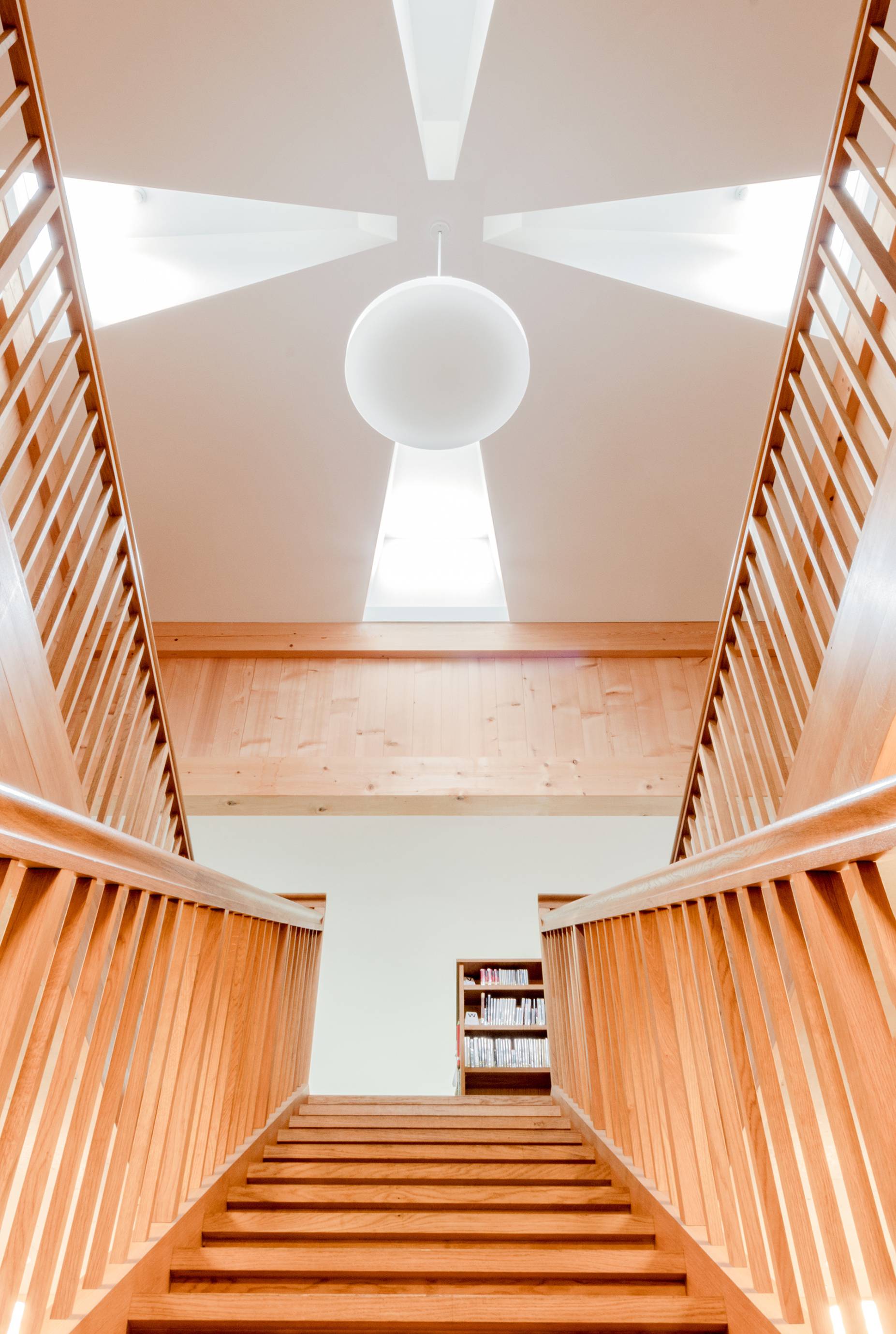 Freitreppe mit Blick ins Oberlicht. Foto: Pascal Blank, 2020