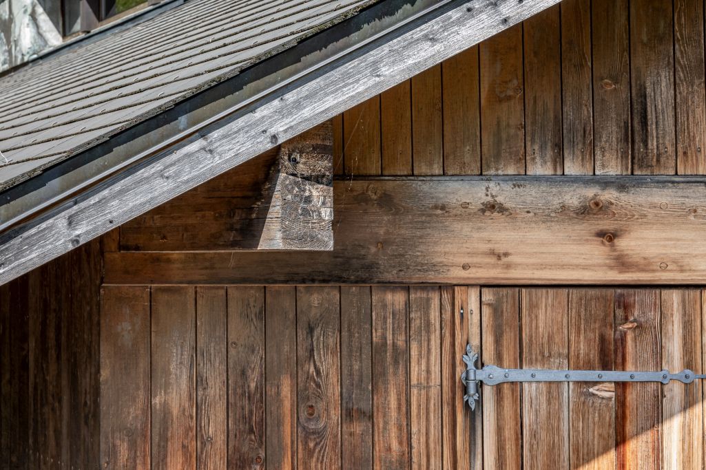 Detail Ortgang und Pfette. Foto: Elia Schneider, 2024