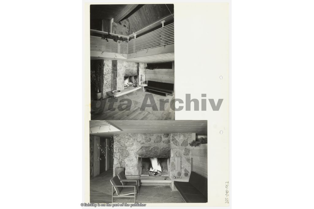 Innenansicht. Foto: o.A, 1961 (gta Archiv, ETH Zürich, GTA_265_018_FX_2recto.)