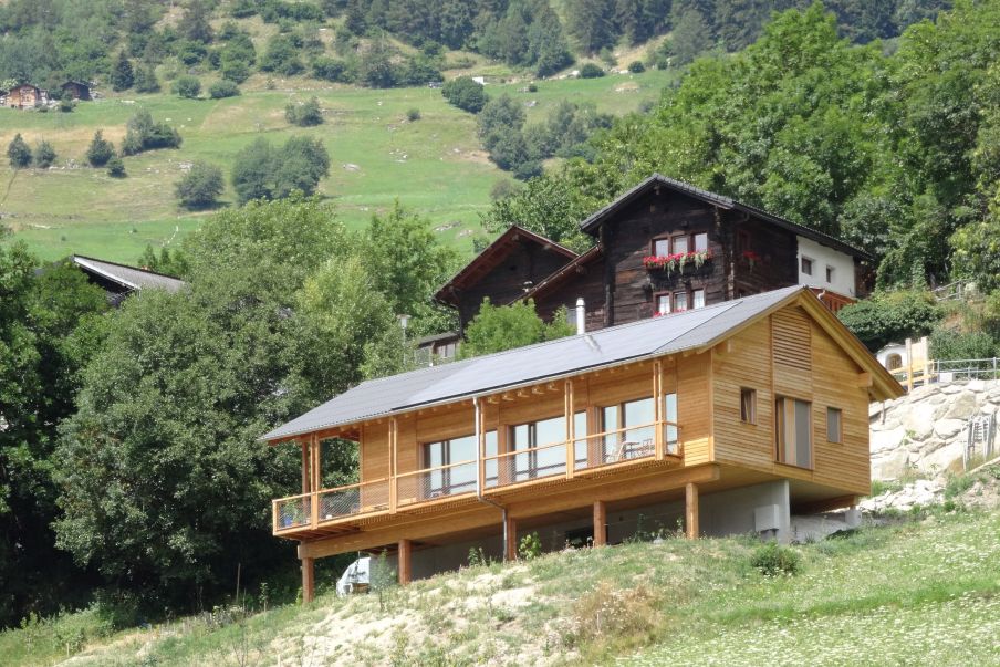 Ansicht Südwest. Foto: Daniel Giezendanner, 2018