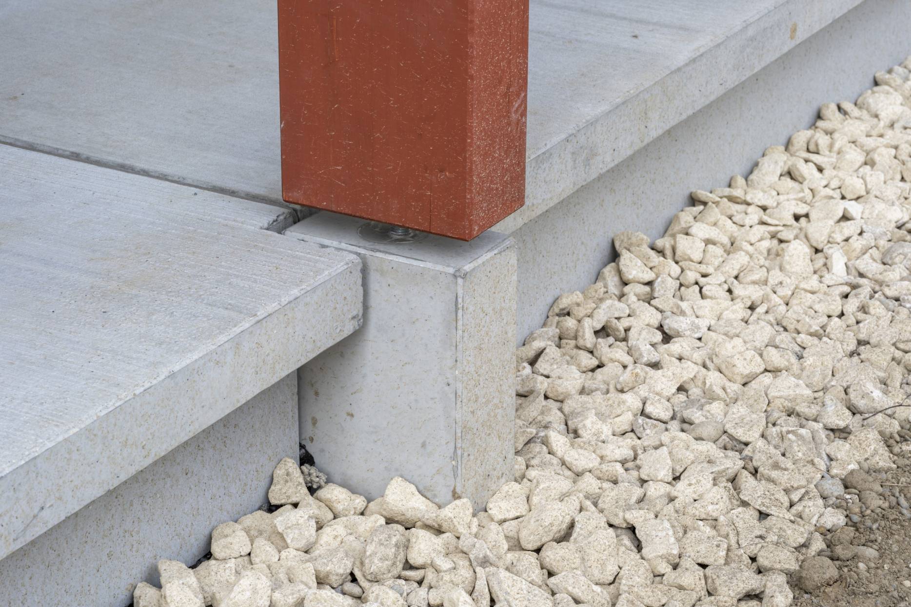Detail Sockel. Foto: Elia Schneider, 2023