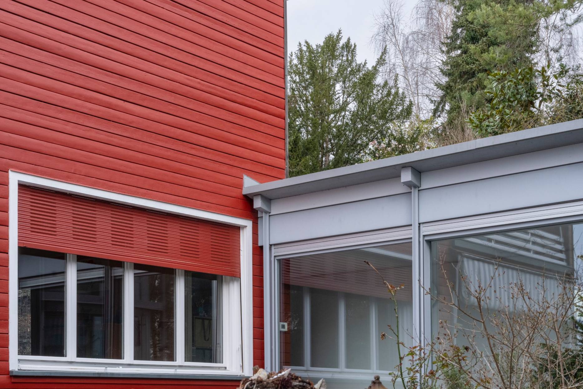 Detail Pavillonanbau. Foto: Elia Schneider, 2023