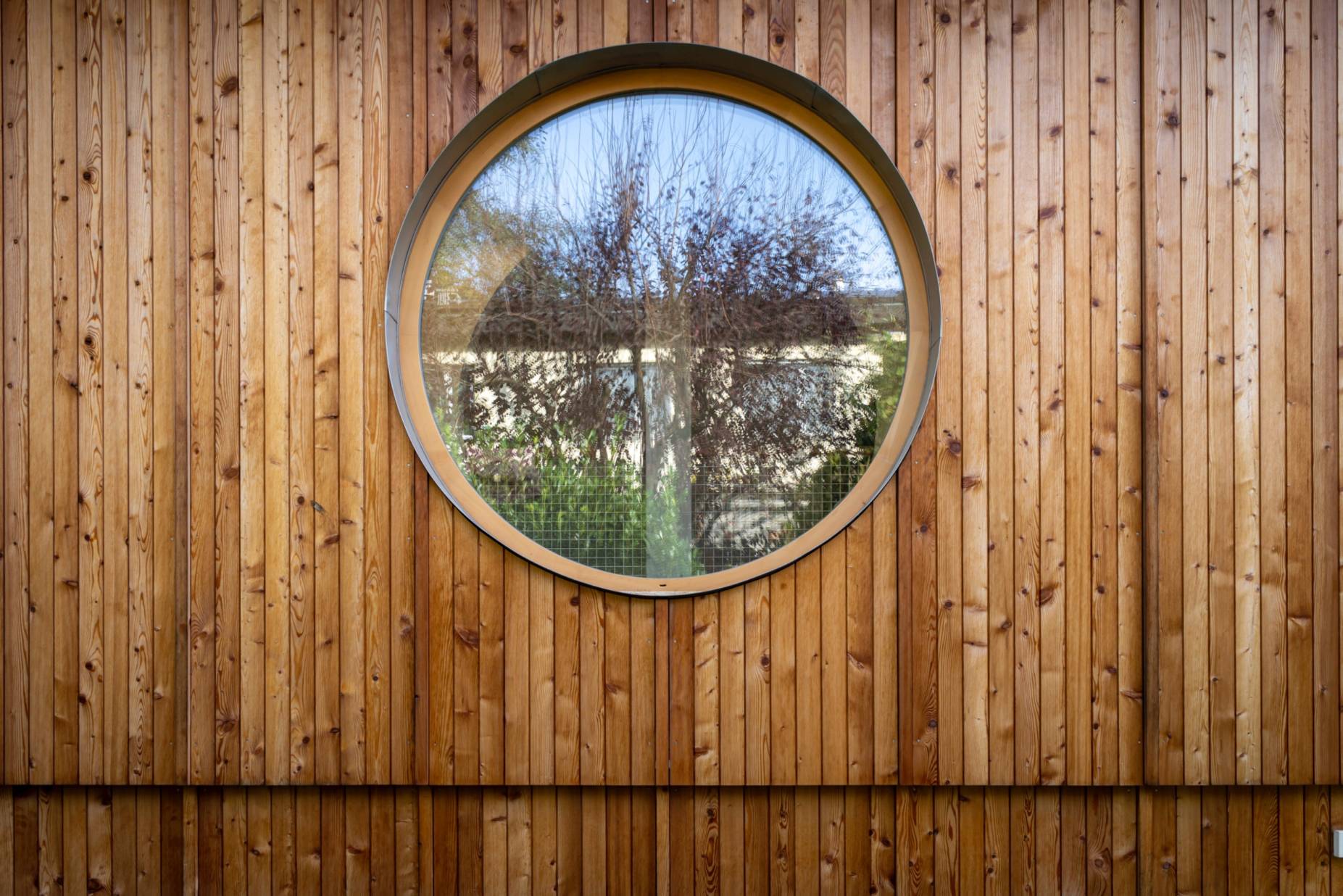 Detail Fassade. Foto: Elia Schneider, 2022