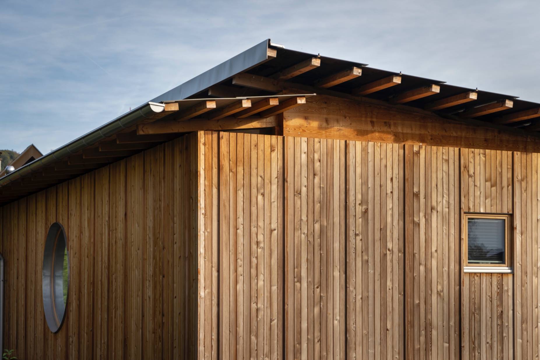 Detail Hausecke. Foto: Elia Schneider, 2022