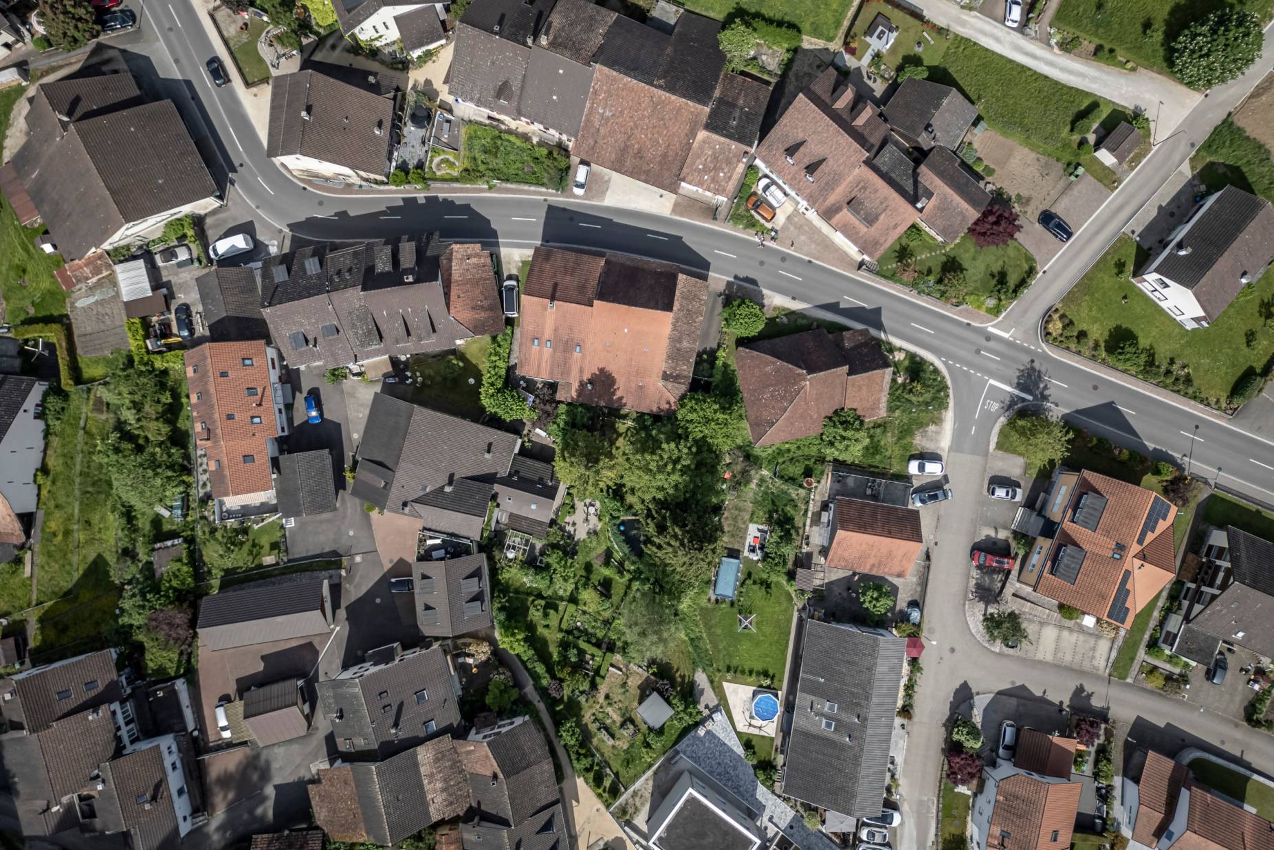 Flugbild. Foto: Elia Schneider, 2024