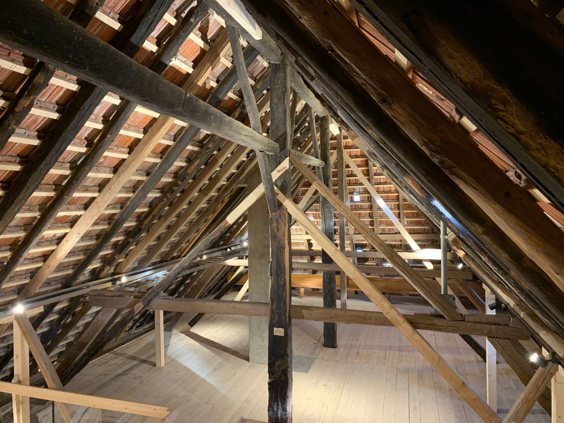 Dachraum. Foto: Kantonale Denkmalpflege Basel-Landschaft, 2021