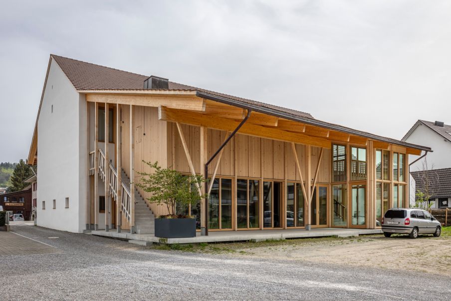 Ansicht Nordwest. Foto: Elia Schneider, 2024