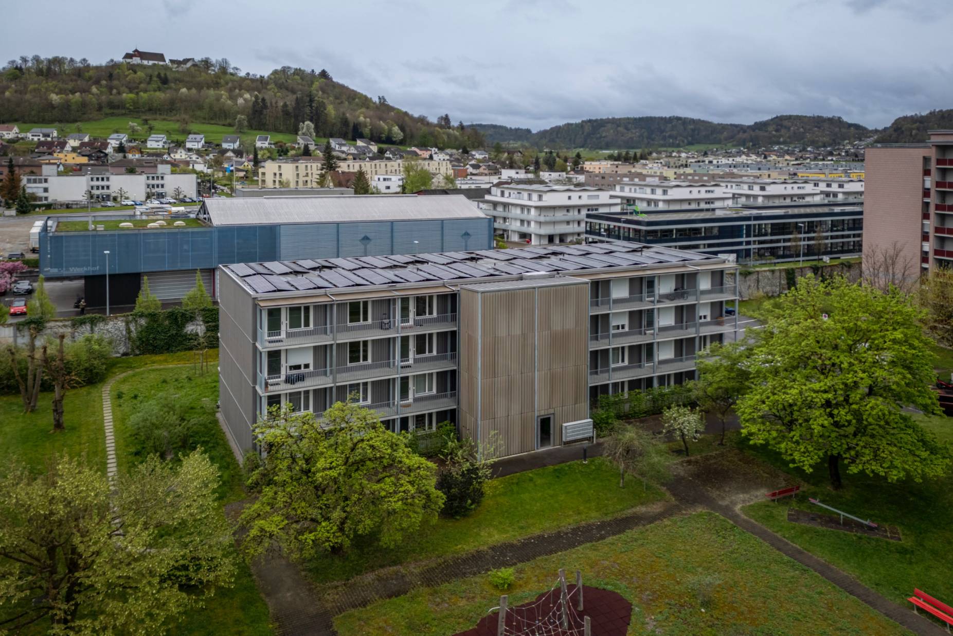 Ansicht Nordost. Foto: Elia Schneider, 2024