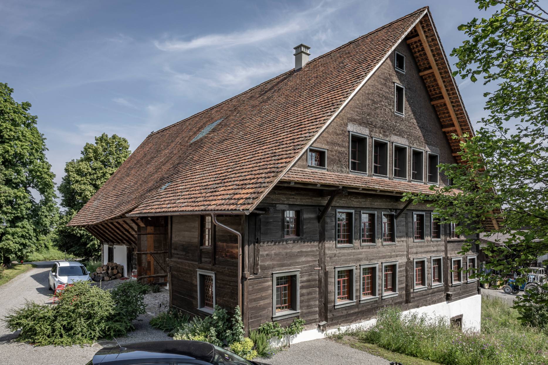 Ansicht Südwest. Foto: Elia Schneider, 2024