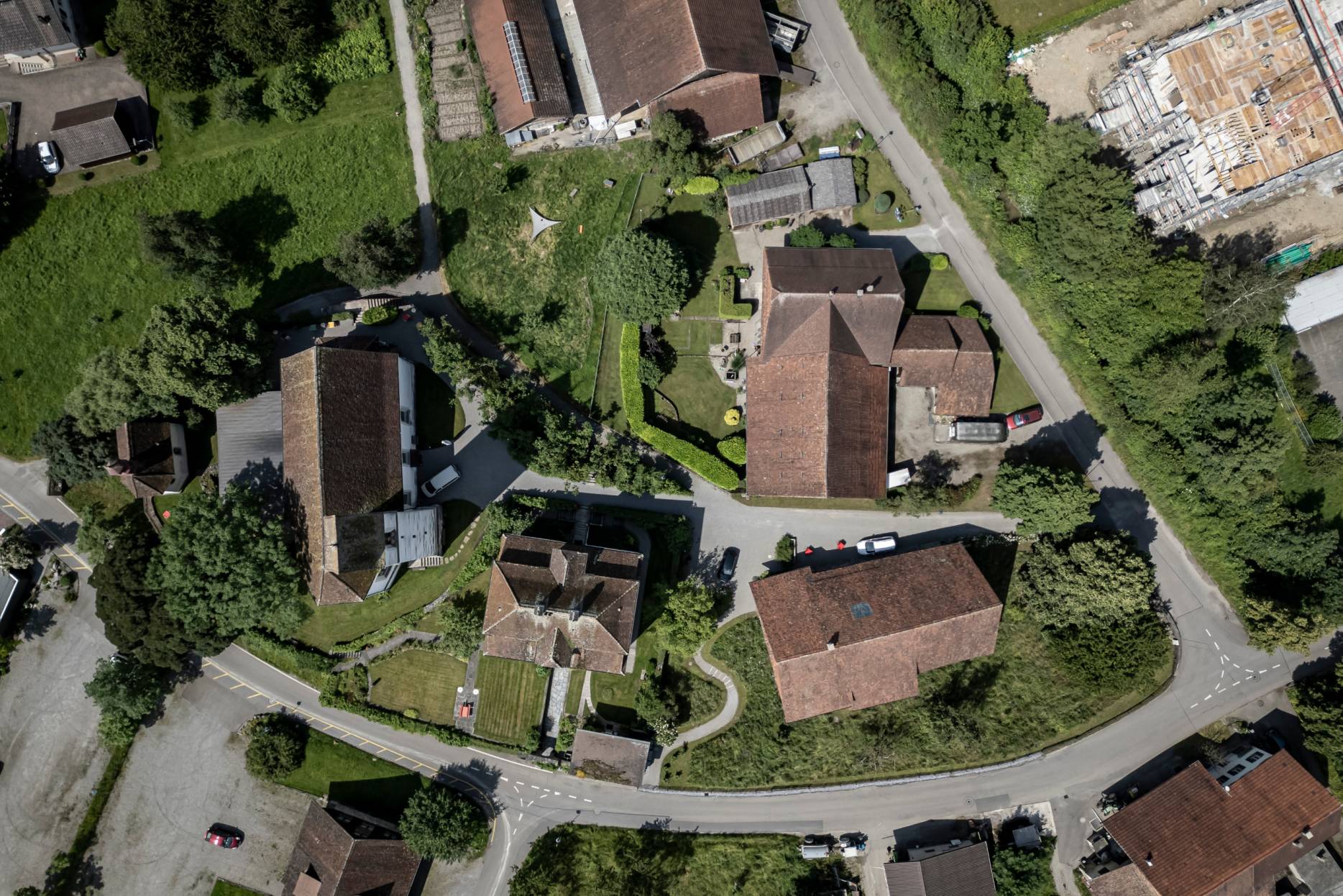 Flugbild. Foto: Elia Schneider, 2024