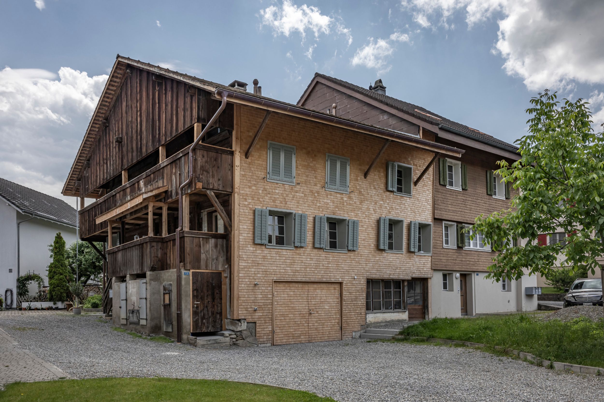 Ansicht Nordost. Foto: Elia Schneider, 2024