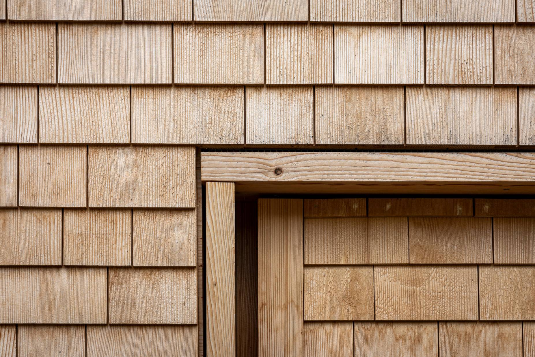 Detail Fassade Nord, Verschindelung. Foto: Elia Schneider, 2024