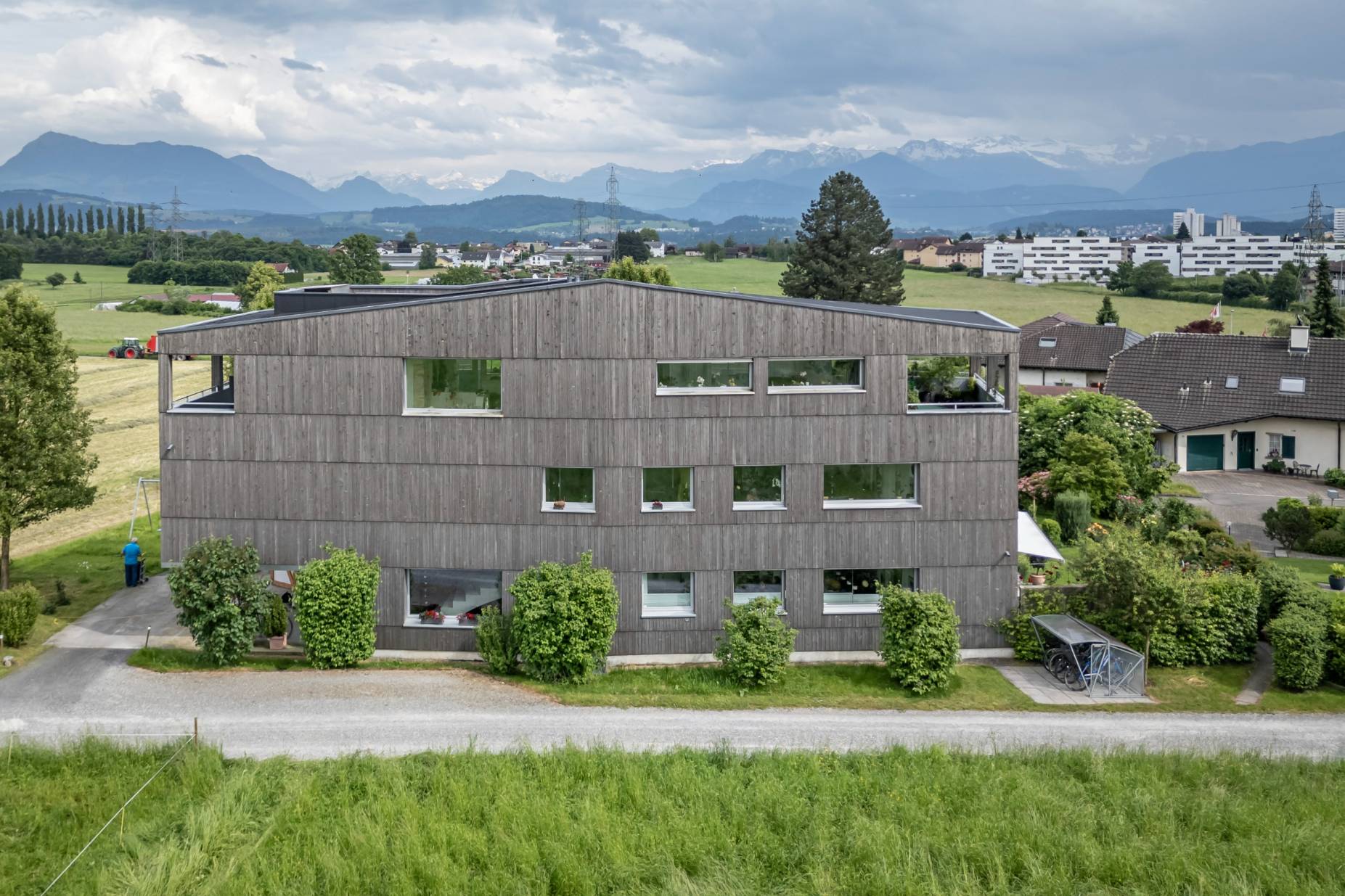 Ansicht Nordwest. Foto: Elia Schneider, 2024