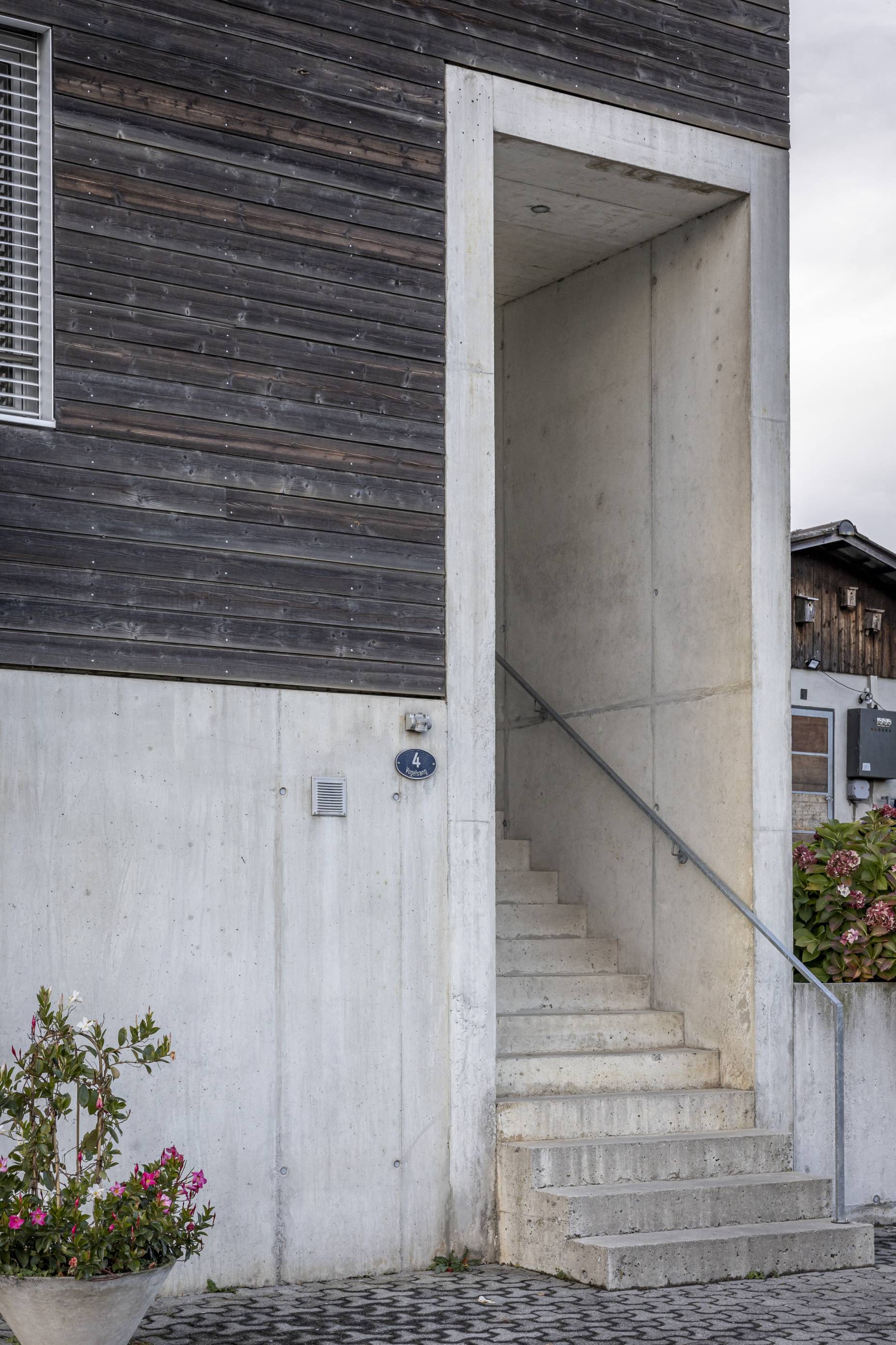 Detailansicht Treppe. Foto: Elia Schneider, 2023