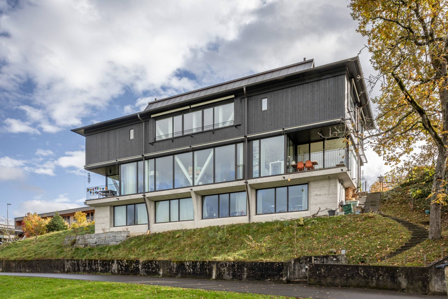 Ansicht Nordwest. Foto: Elia Schneider, 2023