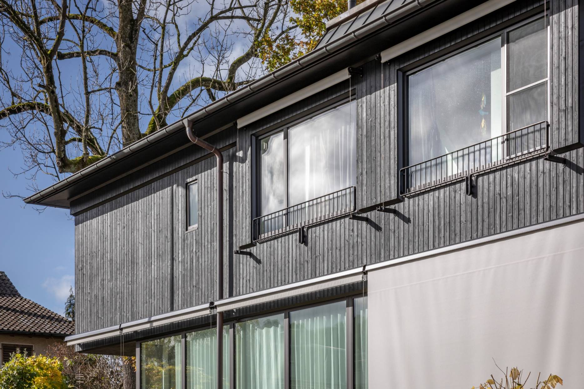 Detail Fassade. Foto: Elia Schneider, 2023