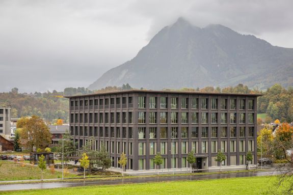 Ansicht Südwest. Foto: Elia Schneider, 2023