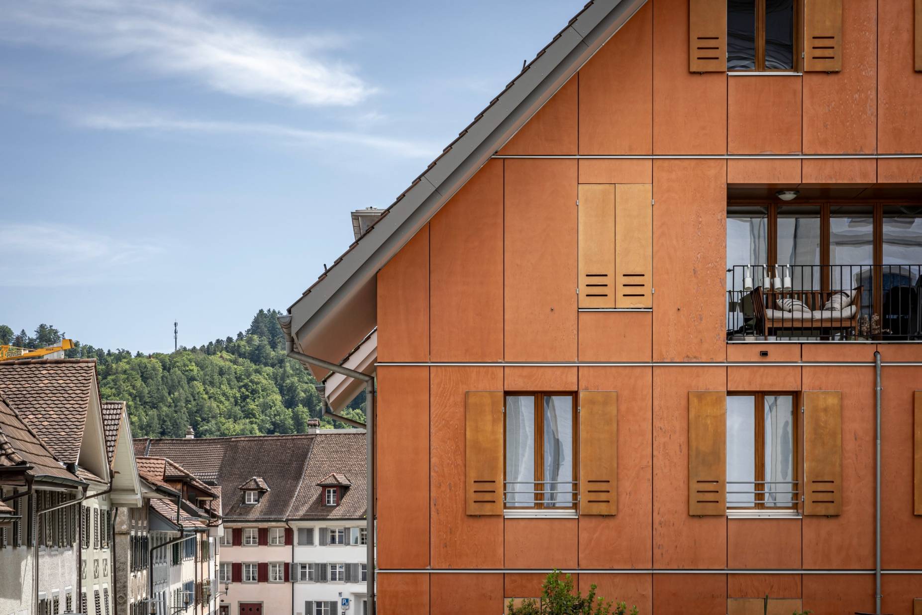 Detail Fassade. Foto: Elia Schneider, 2024