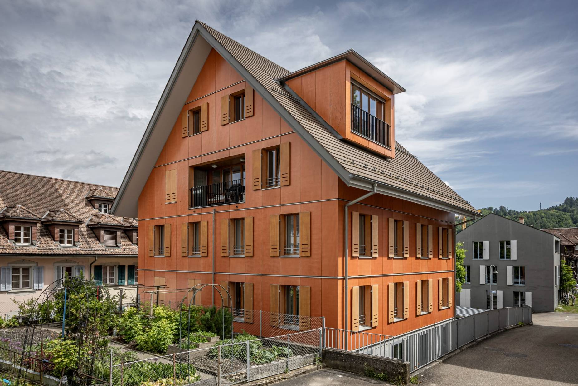 Ansicht Südwest. Foto: Elia Schneider, 2024
