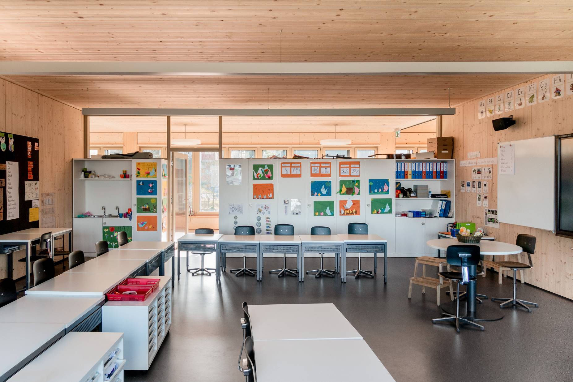 Klassenraum. Foto: Natalie Kuhn, 2019