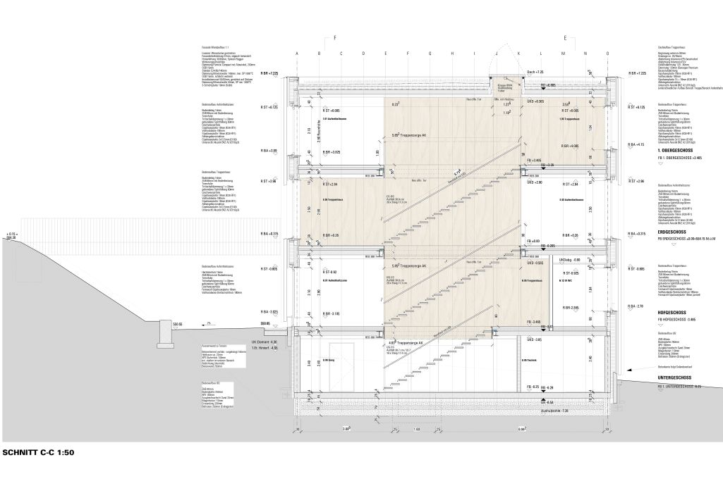 Querschnitt. Zeichnung: Graber Steiger, 2017