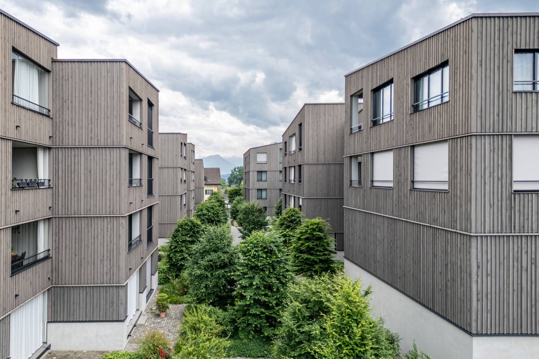 Ansicht Innenhof. Foto: Elia Schneider, 2024