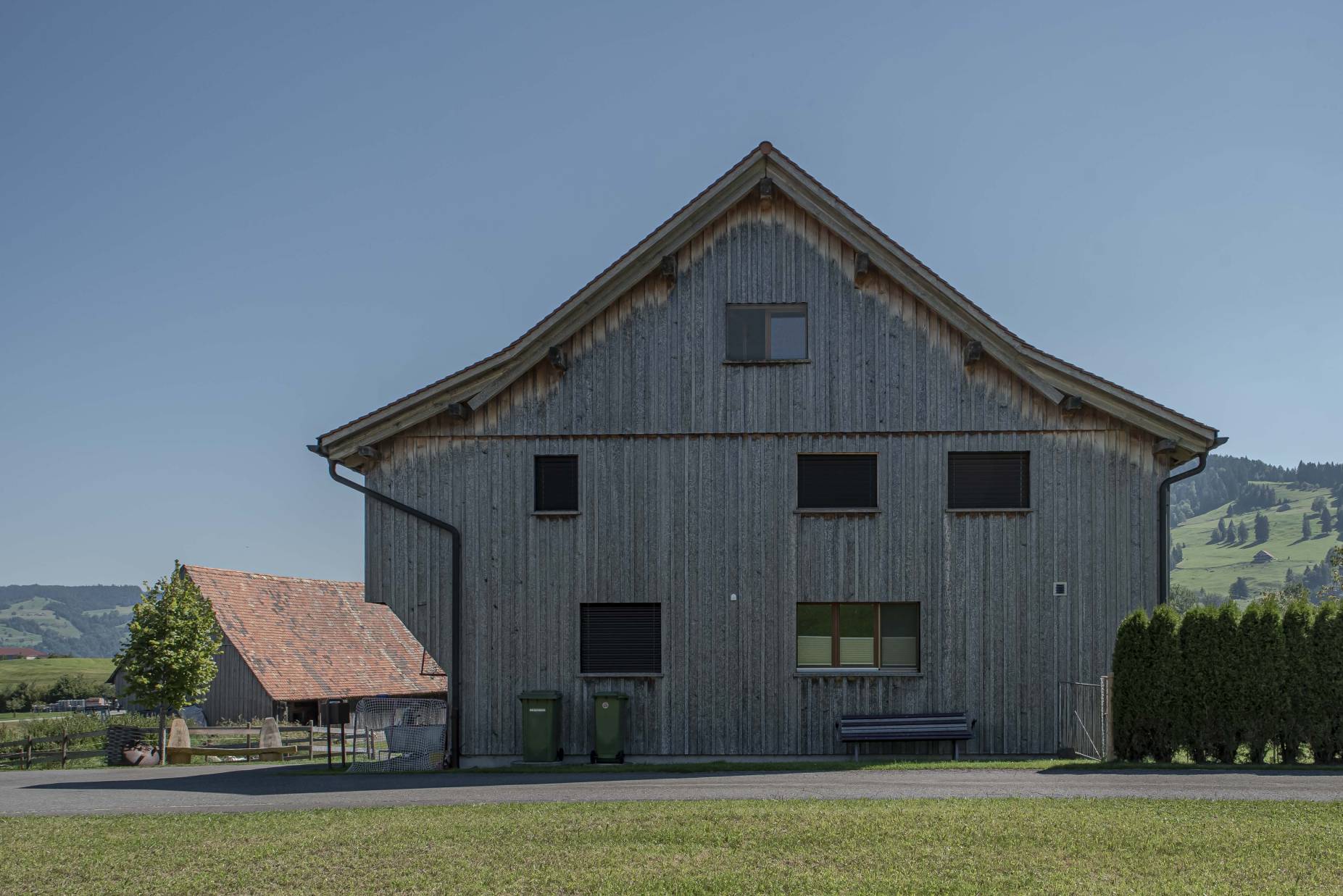Ansicht West. Foto: Elia Schneider, 2022