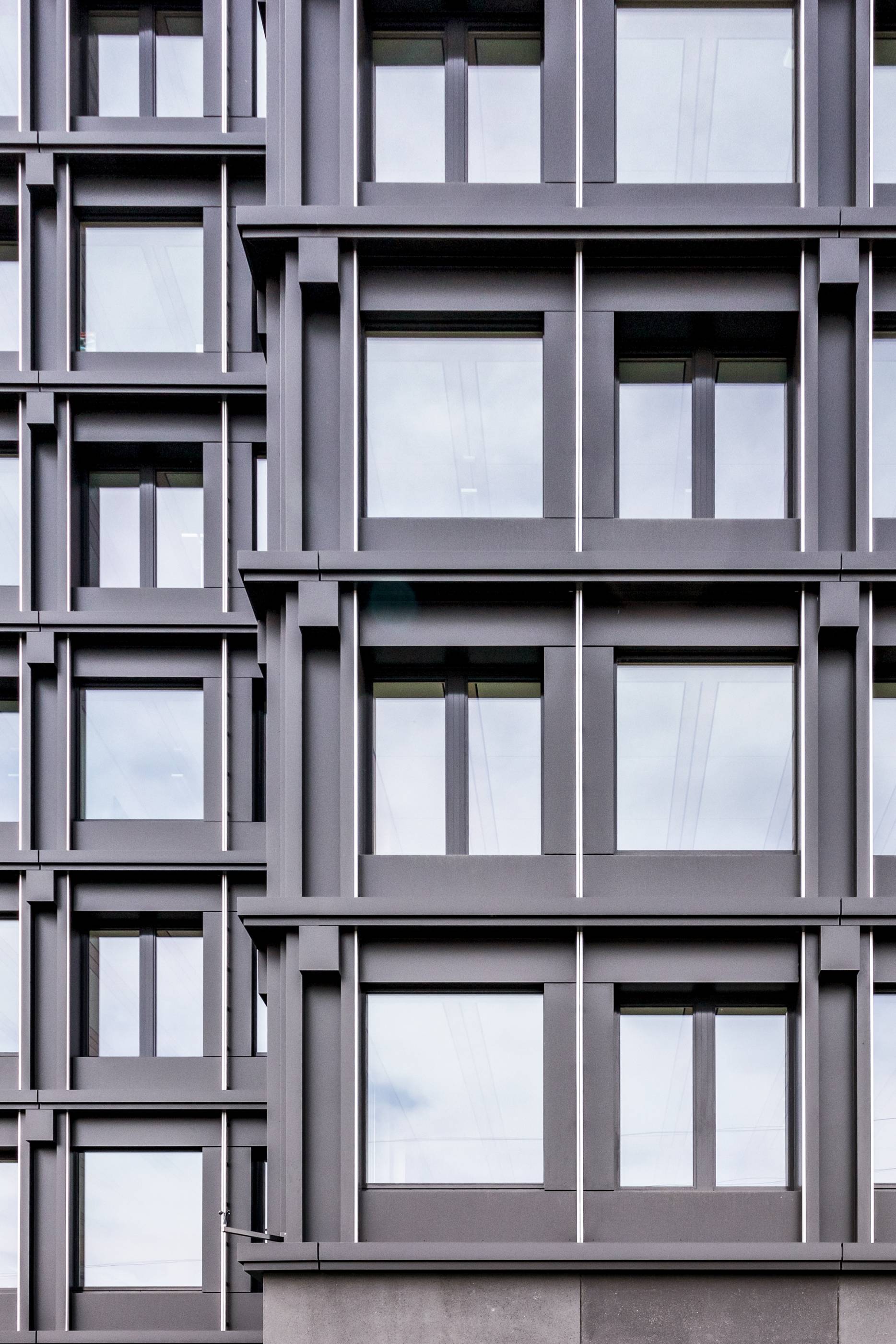 Detail Fassade. Foto: Jael Strub, 2019