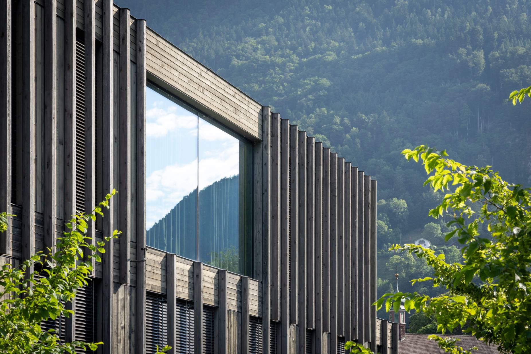 Detail Fassade. Foto: Elia Schneider, 2023
