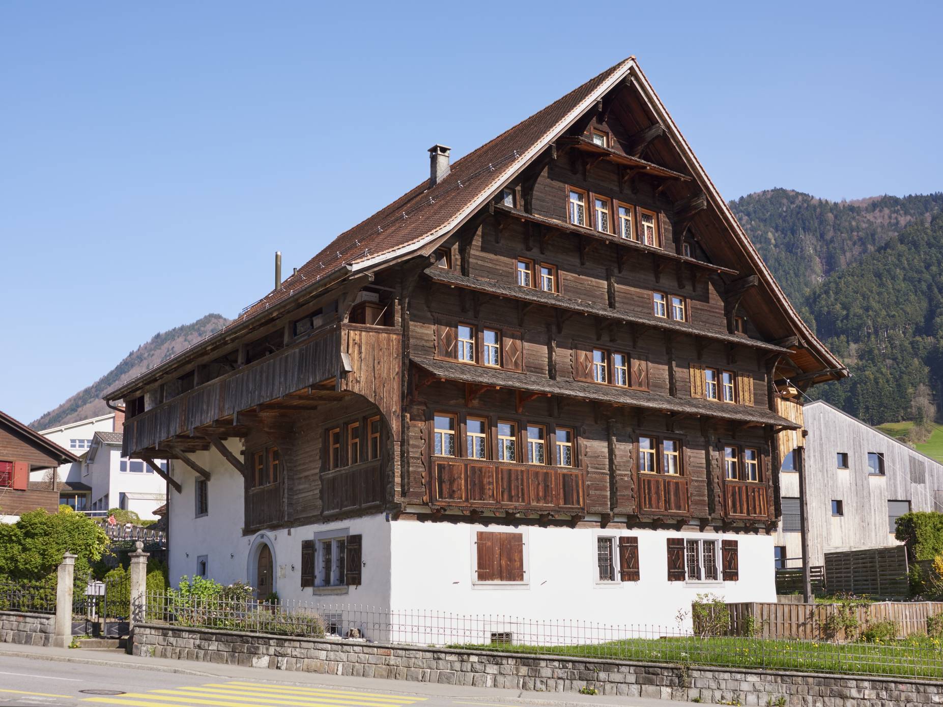 Ansicht West. Foto: Guido Baselgia, 2015