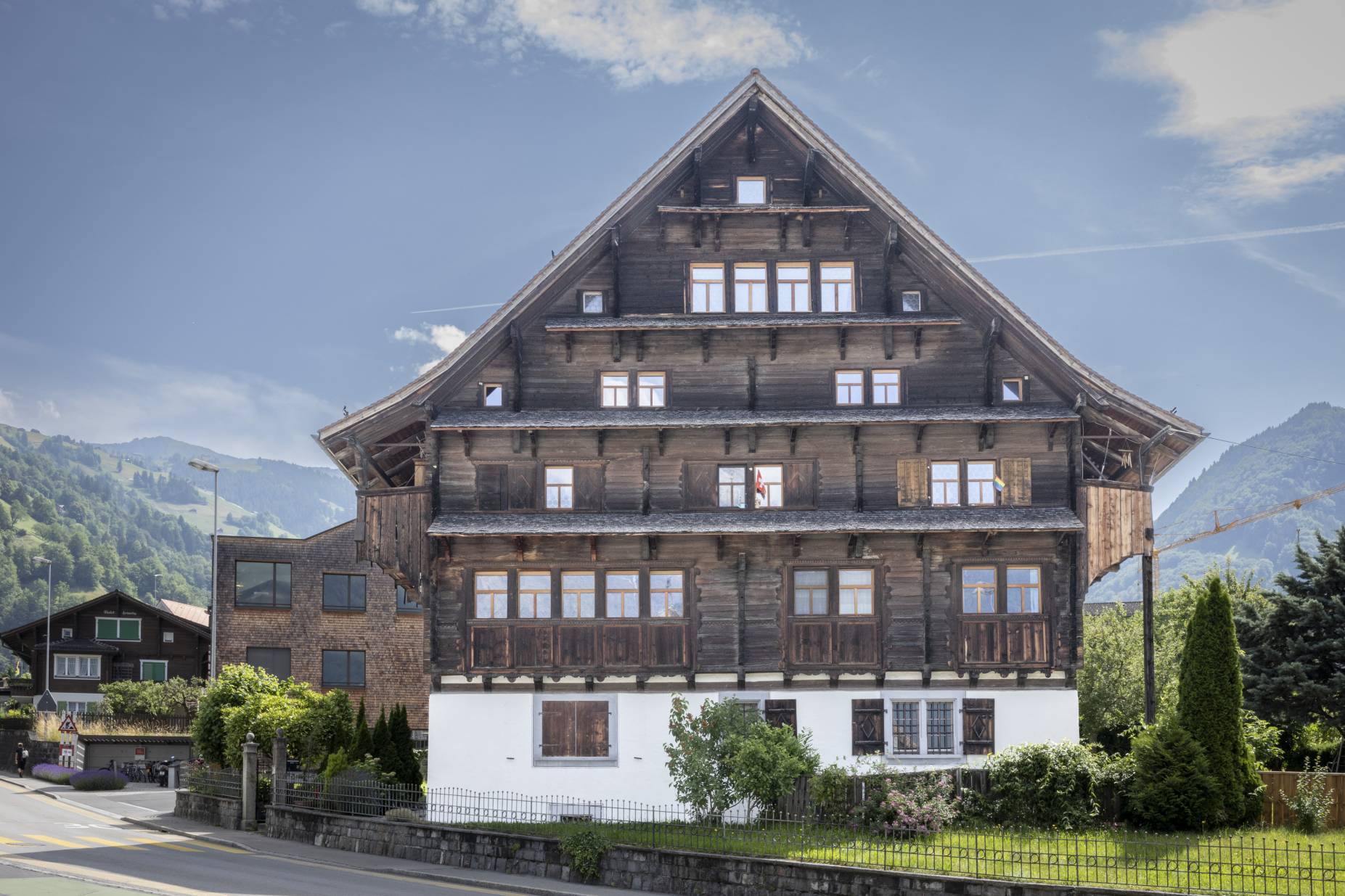 Ansicht West. Foto: Elia Schneider, 2023