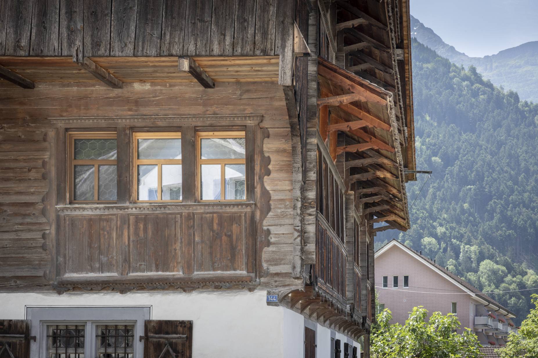 Fassade. Foto: Elia Schneider, 2023
