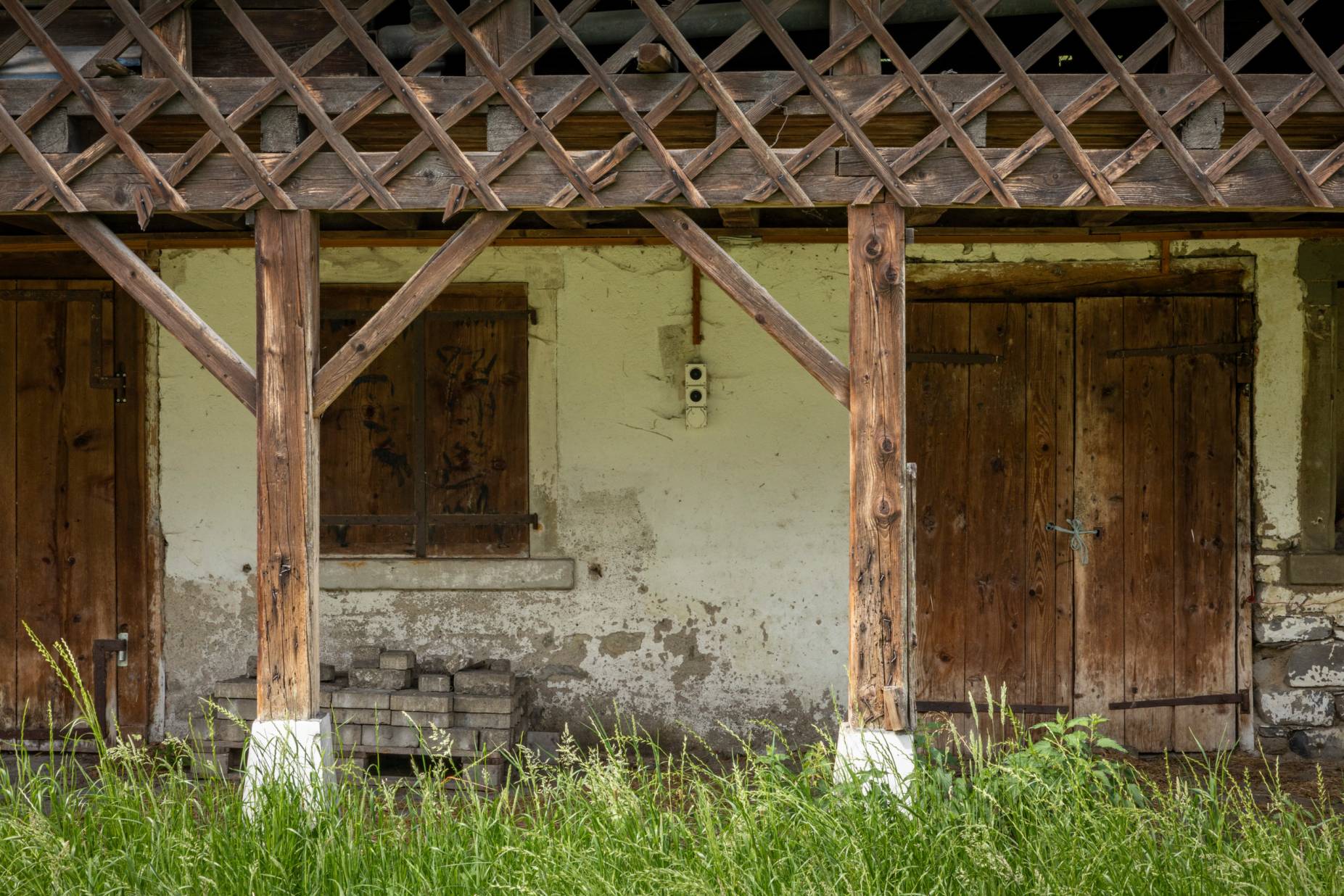 Ansicht West, Detail. Foto: Elia Schneider, 2023