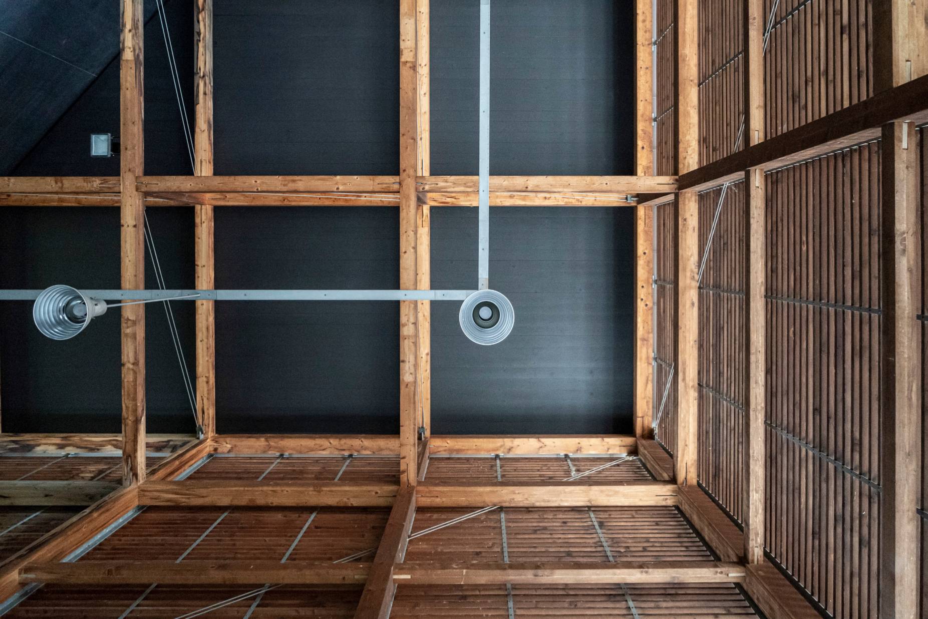 Dachtragwerk. Foto: Elia Schneider, 2022