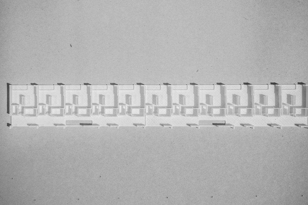 Modell mit Typengrundriss. Foto: Elia Schneider, 2022