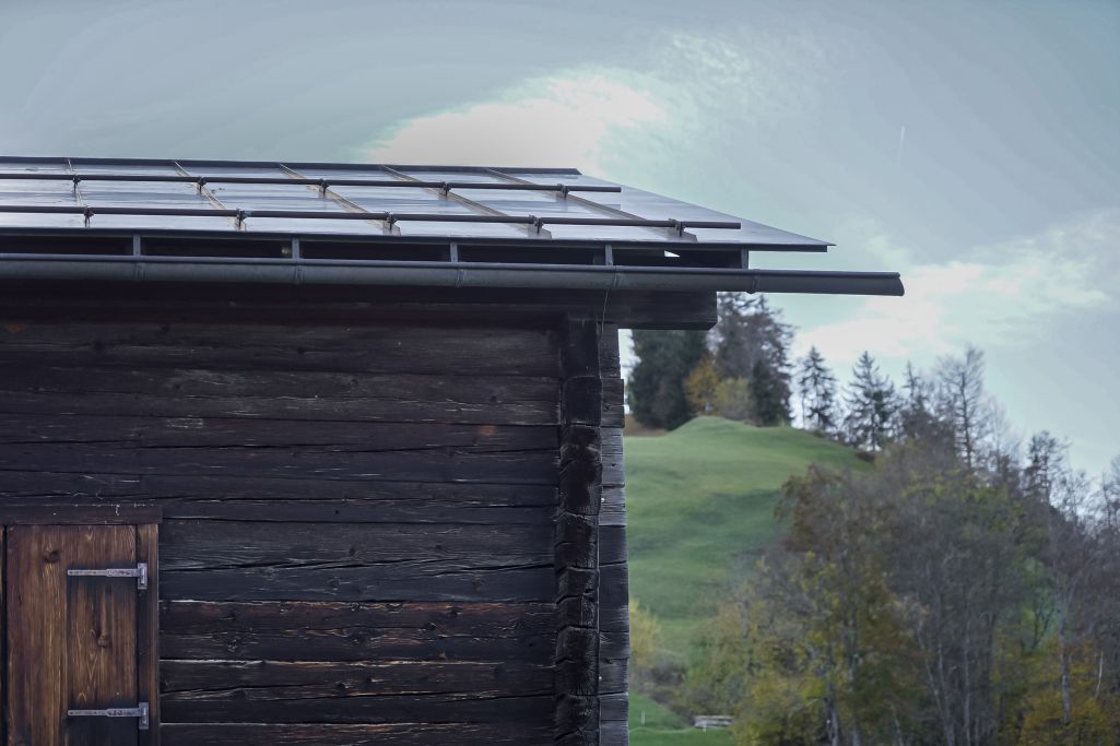 Detail Dach. Foto: Elia Schneider, 2022