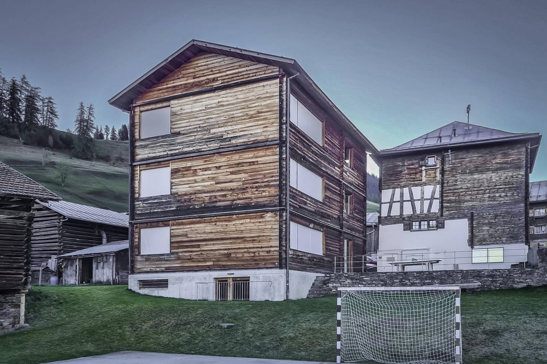 Ansicht West. Foto: Andreas Zbinden, 2021