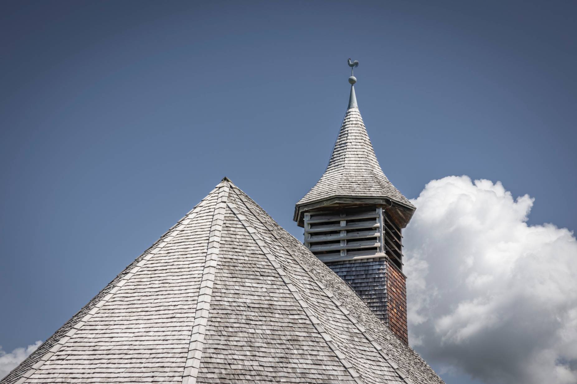 Detail Dach. Foto: Elia Schneider, 2023