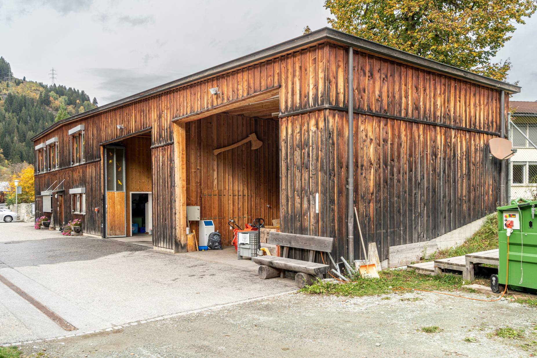 Ansicht Südwest Werkhof. Foto: Elia Schneider, 2022